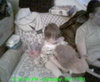 Rebecca with Lion